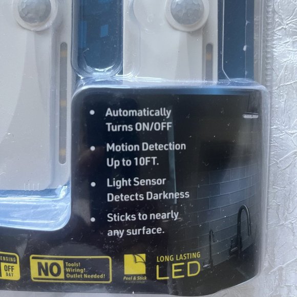 NIB SensorBrite Slim Beam "As Seen On TV" Wireless Motion Sensor LED Light x2 - Picture 3 of 4
